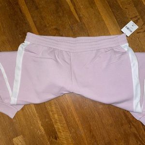 Baby pink & white striped set-pants and pants size 3X forever 21 brand new